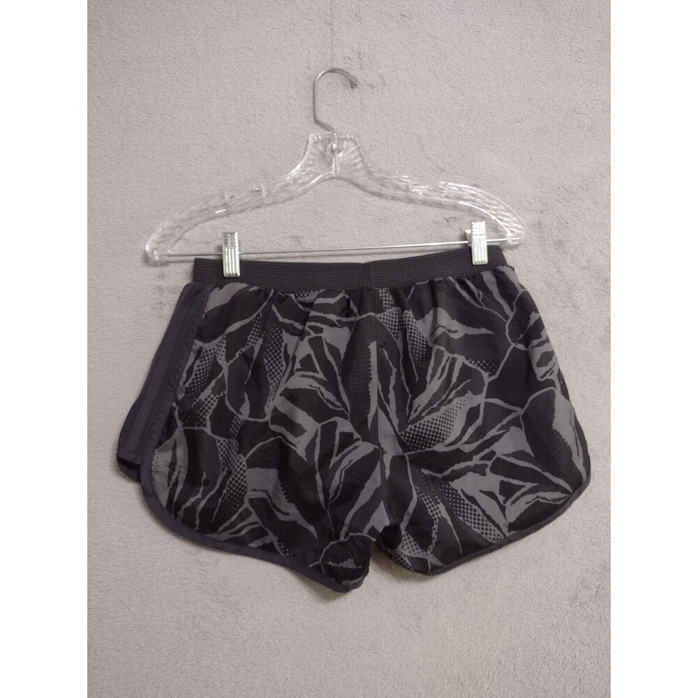 ADIDAS S 3" Running Short Women's Small Climalite Black Gray Print